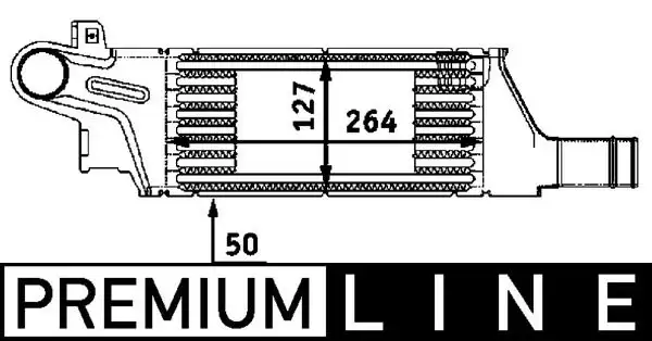 MAHLE CI57000P Turbo Radyatörü