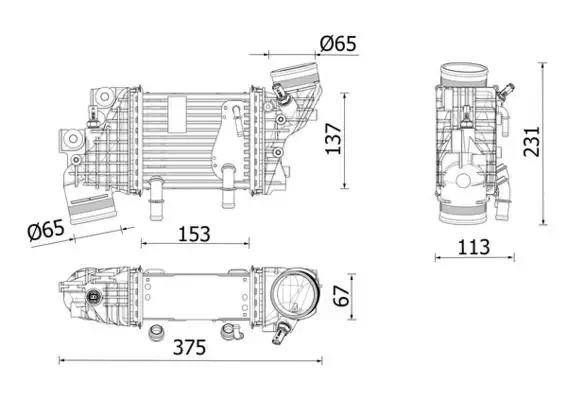 MAHLE CI663000P Turbo Radyatörü