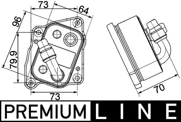 MAHLE CLC107000P Motor Yağ Soğutucu 11427508967