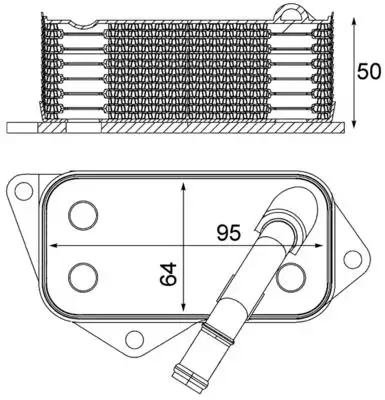 MAHLE CLC12001S Motor Yağ Soğutucu 11427525333