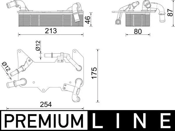 MAHLE CLC287000P Şanzıman Yağ Soğutucu 4H0317021T