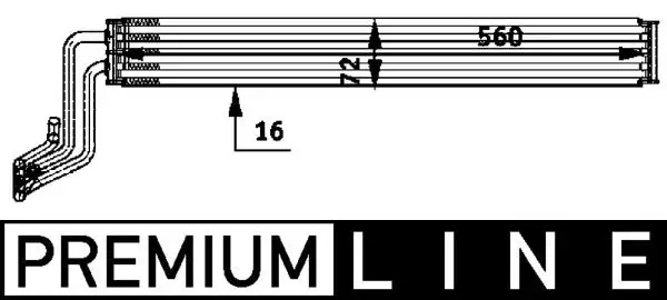 MAHLE CLC48000P Direksiyon Yağ Soğutucu 7L6422885E
