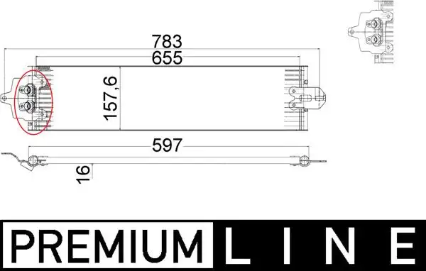 MAHLE CLC49000P Şanzıman Yağ Soğutucu