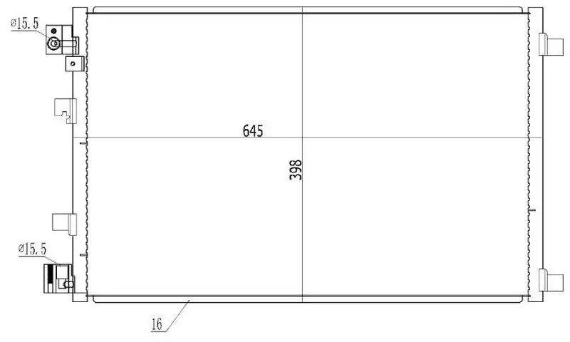ORIS CNI669016 Klima Radyatörü 92100JD500