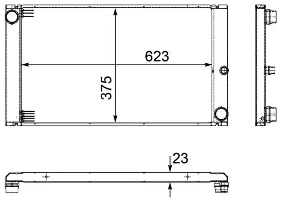 MAHLE CR1093000P Radyatör 17117795878