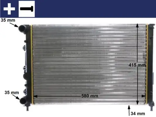MAHLE CR1411000S Radyatör 46743394