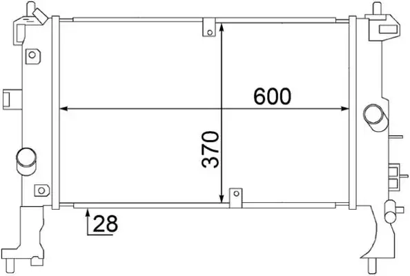 MAHLE CR1500000S Radyatör 13148295