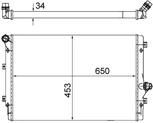MAHLE CR1539002S Radyatör