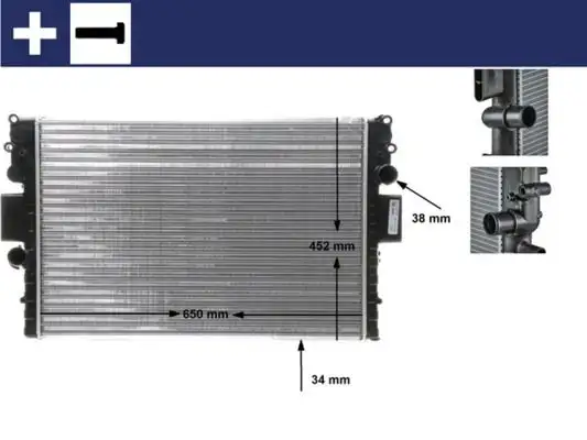 MAHLE CR1551000S Radyatör 504084141