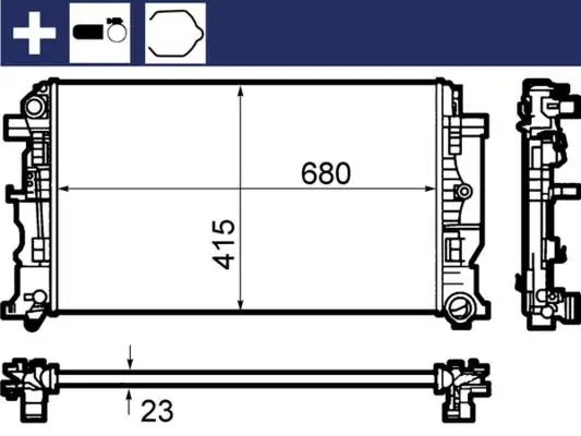 MAHLE CR1710000S Radyatör
