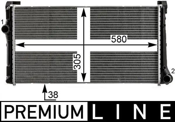 MAHLE CR1995000P Radyatör 51733001