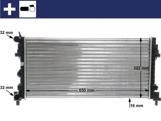 MAHLE CR2081000S Radyatör 6R0121253A