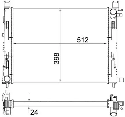 MAHLE CR2166001S Radyatör 8660003460