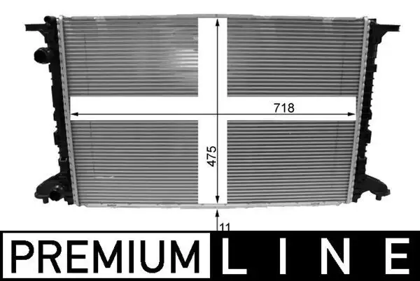 MAHLE CR2177000P Radyatör 8W0121251J