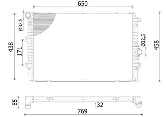 MAHLE CR2428000S Radyatör 5N0121253Q