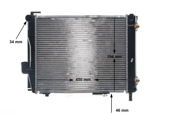 MAHLE CR257000S Radyatör A1245001503