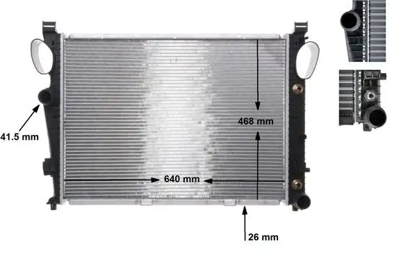 MAHLE CR304000S Radyatör A2205002403