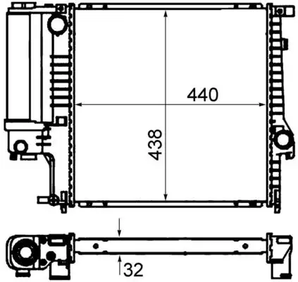 MAHLE CR330000S Radyatör
