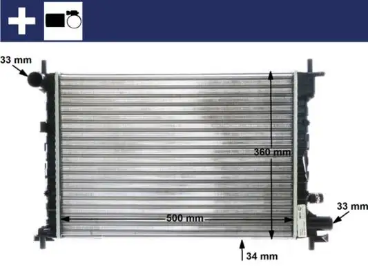 MAHLE CR381000S Radyatör