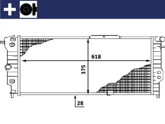 MAHLE CR440000S Radyatör