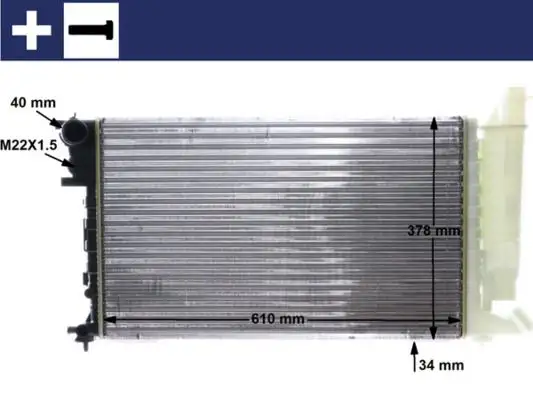 MAHLE CR481000S Radyatör