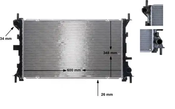 MAHLE CR628000S Radyatör
