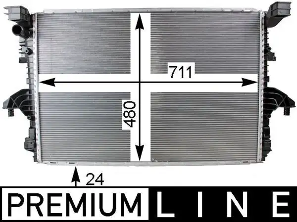 MAHLE CR805000P Radyatör 7E0121253E