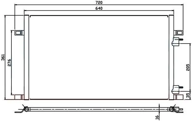 ORIS CRN346016 Klima Radyatörü 7701038395