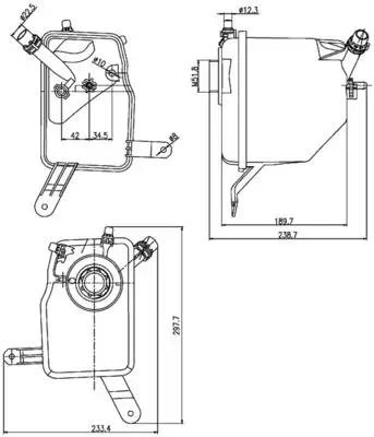 MAHLE CRT205000S Yedek Su Deposu 17137542986