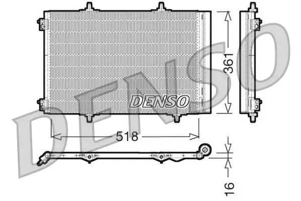 DENSO DCN07013 Klima Radyatörü 6455HF
