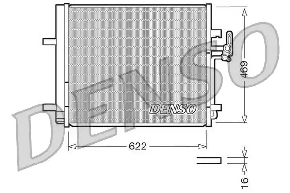 DENSO DCN10016 Klima Radyatörü