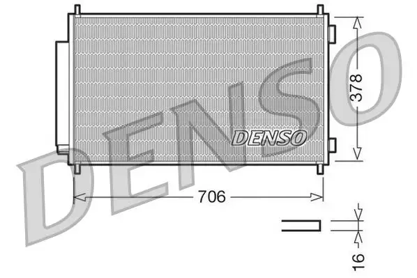 DENSO DCN40002 Klima Radyatörü