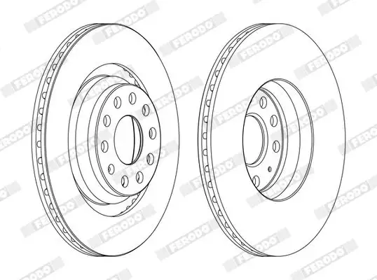 FERODO DDF1503C Arka Fren Diski