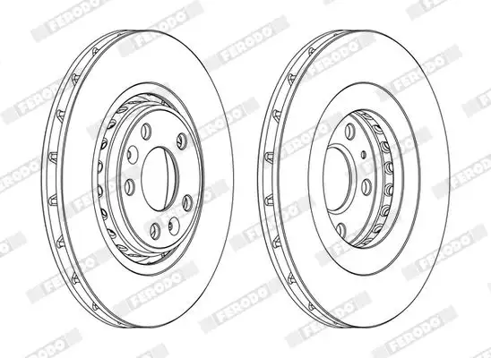 FERODO DDF1727C Ön Fren Diski