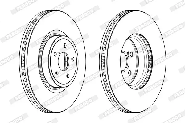 FERODO DDF1841C-1 Ön Fren Diski 26300AG001