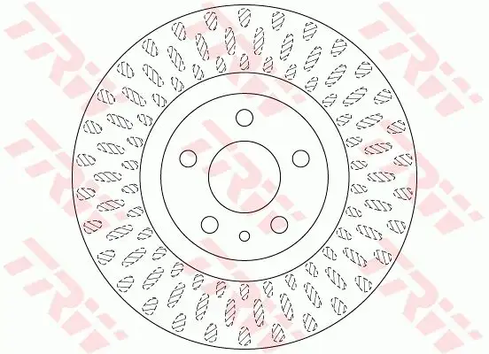 TRW DF6522 Ön Fren Diski 51937217
