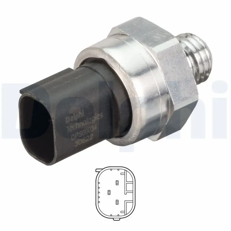 DELPHI DPS00034-12B1 Egzoz Basınç Sensörü A0091535228
