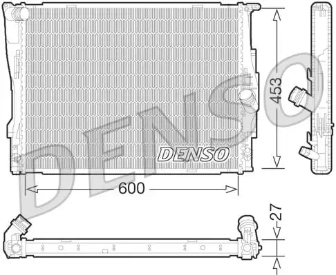 DENSO DRM05073 Radyatör