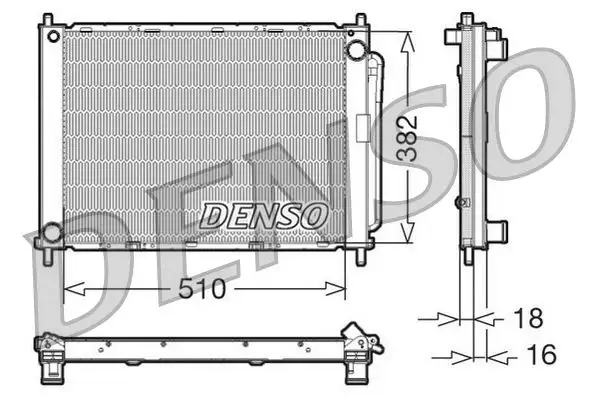 DENSO DRM23100 Radyatör