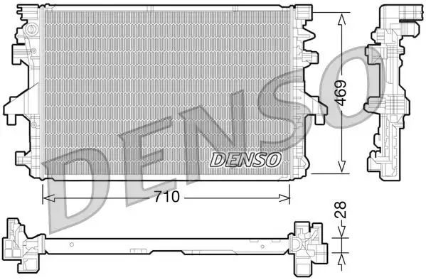 DENSO DRM32038 Radyatör 7E0121253A