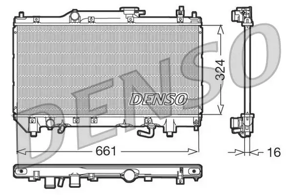 DENSO DRM50017 Radyatör