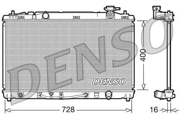 DENSO DRM50042 Radyatör 1640028630