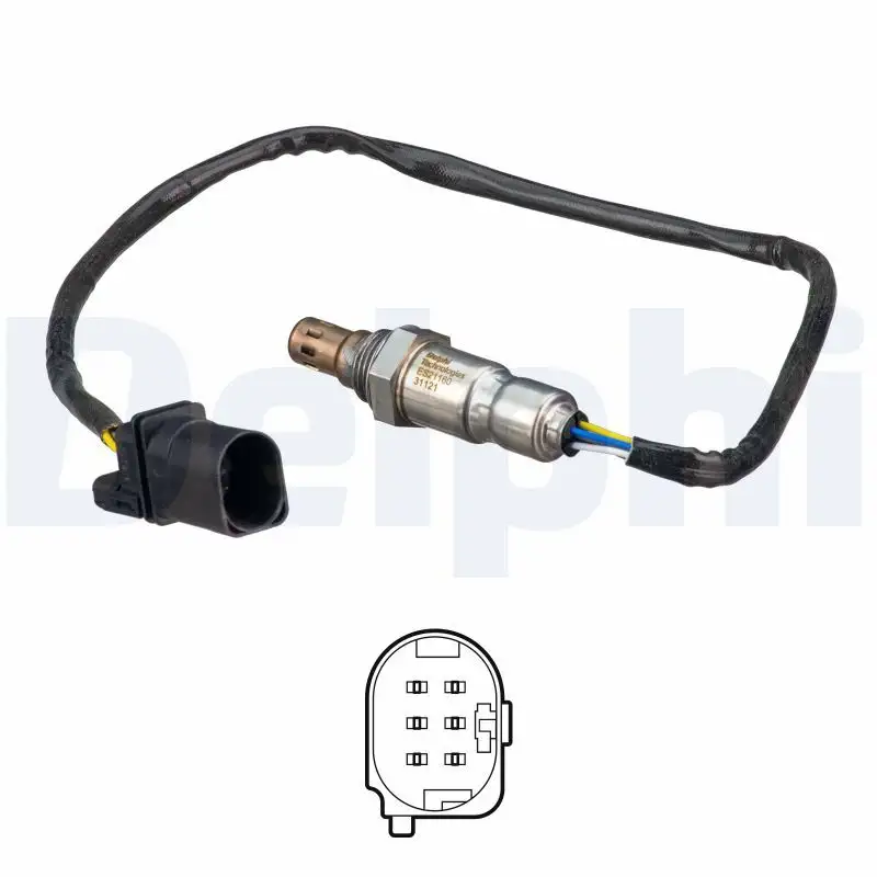 DELPHI ES21160-12B1 Oksijen Sensörü 04L906262M