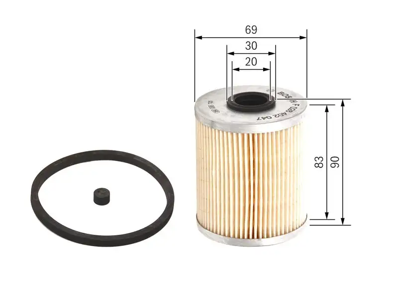 BOSCH F026402047 Yakıt Filtresi
