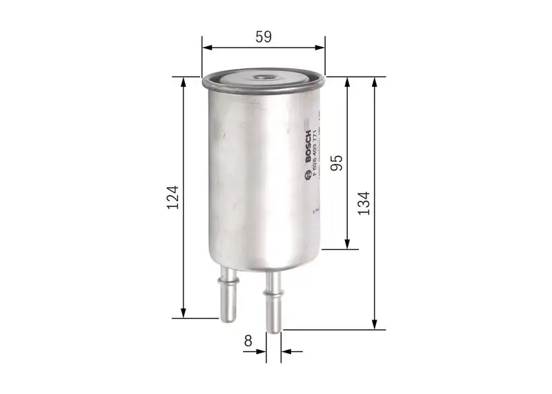 BOSCH F026403771 Yakıt Filtresi