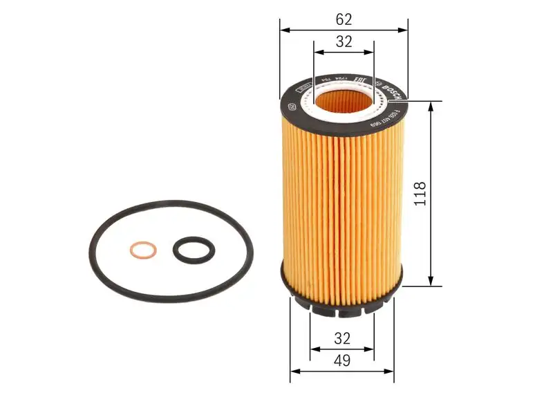 BOSCH F026407069 Yağ Filtresi