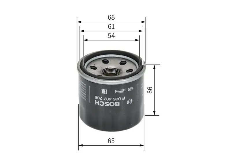 BOSCH F026407209 Yağ Filtresi