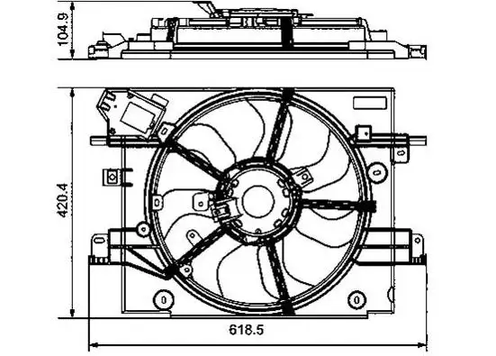 ORIS FDC385000 Fan Motoru 214811626R