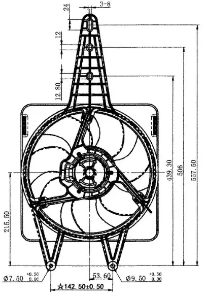 ORIS FFI15300R Fan Motoru 69402249