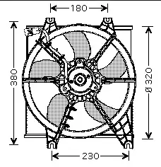 ORIS FHY02200R Fan Motoru 2538025000